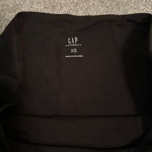 GAP Black Maternity underwear fold over band XS
